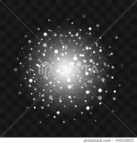 Vector white glitter trail particles background Vector white glitter trail particles background 34930855