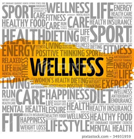 WELLNESS word cloud - Stock Illustration [34931959] - PIXTA