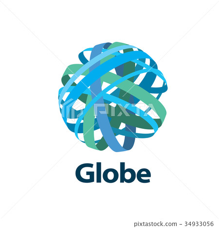 vector logo globe 34933056