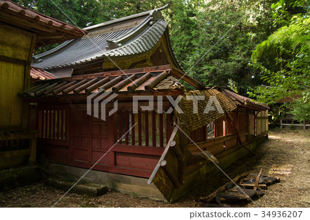 那須神社損壞了一部分 那須神社損壞了一部分 34936207