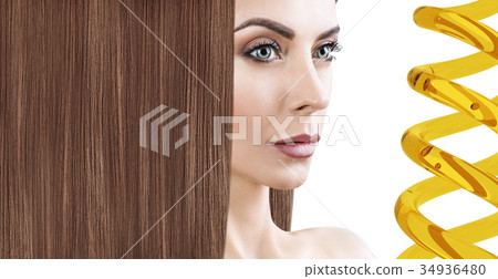 Hair treatment by oil therapy in spiral. 34936480