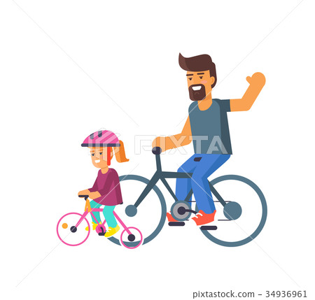 family bike ride