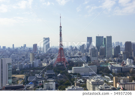 Tokyo city scenery 34937206