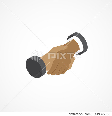 Handshake isometric icon 3d illustration Handshake isometric icon 3d illustration 34937232