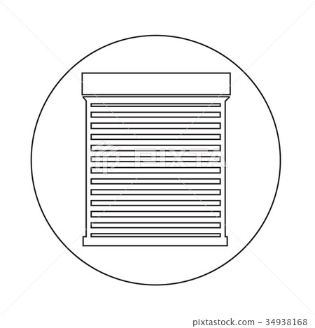 Roll up door icon 34938168