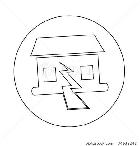 Earthquake Symbol icon Earthquake Symbol icon 34938248