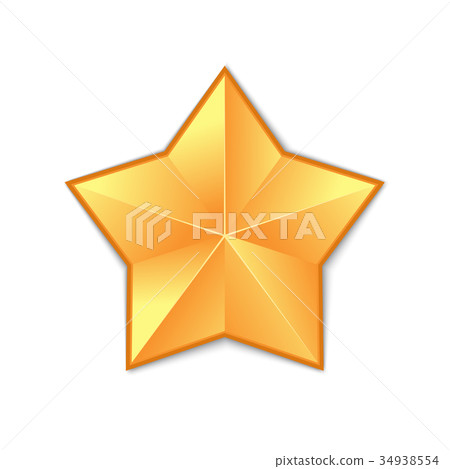 gold star isolated gold star isolated 34938554