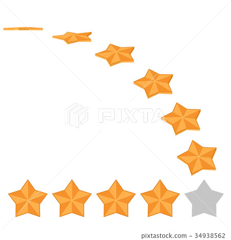Five star rating. Different ranks Five star rating. Different ranks 34938562