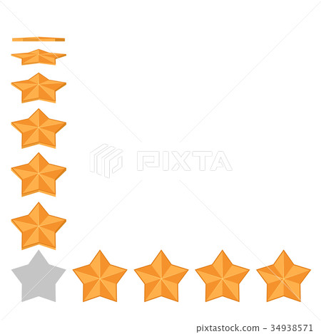 Five star rating. Different ranks Five star rating. Different ranks 34938571