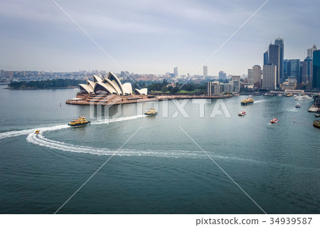 Sydney city center and Opera House, Australia 34939587