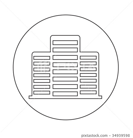 Office building icon 34939598