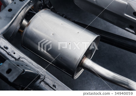 Automobile exhaust pipe muffler clean new 34940059