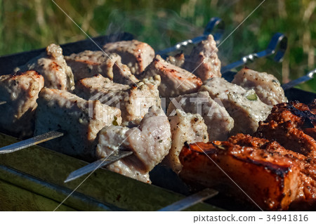 Barbecue grill meat 34941816