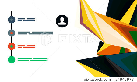 Modern triangle presentation template Modern triangle presentation template 34943978