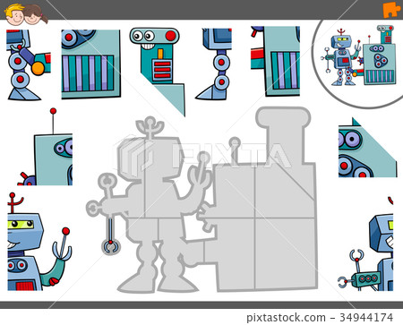 jigsaw puzzle game with robot characters jigsaw puzzle game with robot characters 34944174