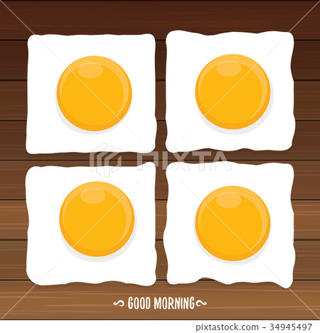 good morning concept. breakfast fried chicken egg 34945497