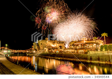 Porto Europe Fireworks Starlight Illusion 34949544