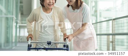 護理康復醫院照顧者醫學圖像 34951157