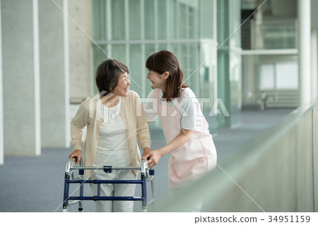 護理康復醫院照顧者醫學圖像 34951159