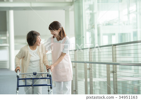 Nursing care rehabilitation hospital caregiver medical image 34951163