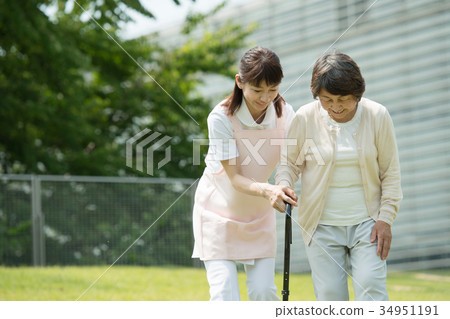 Nursing care rehabilitation hospital caregiver medical image 34951191