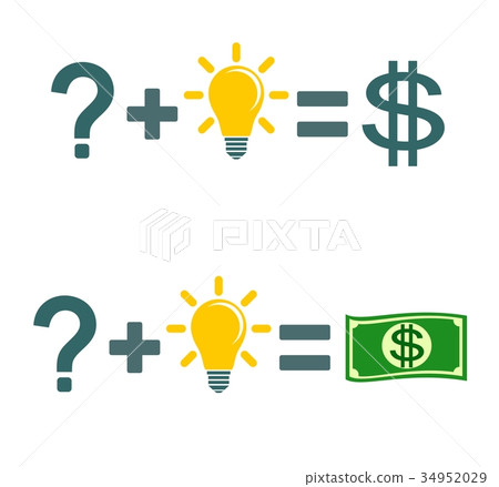 Solving a problem and make money. - Stock Illustration [34952029] - PIXTA