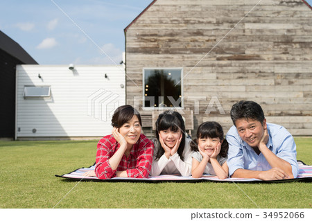 家庭野餐戶外形象 34952066