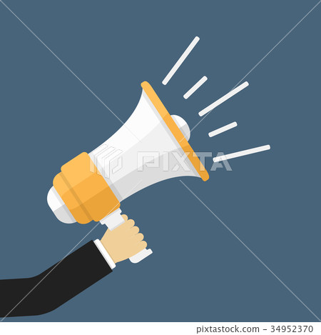 Hand with Megaphone Hand with Megaphone 34952370