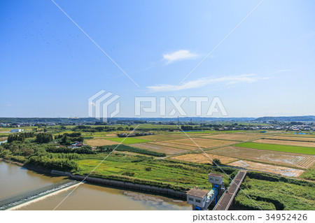 Ichihara City Kokubundai Aishi Ariki Murakami Aerial view near Imatori 34952426