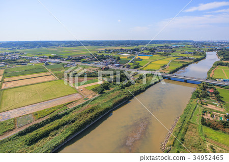 Ichihara City Kokubundai Aishi Ariki Murakami Imatori附近的鳥瞰圖 34952465