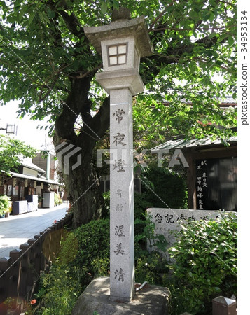 The nightlight of Amami Kiyoshi donated in the approach of Shibamata Tei Shakuten Shoji Temple The nightlight of Amami Kiyoshi donated in the approach of Shibamata Tei Shakuten Shoji Temple 34953134