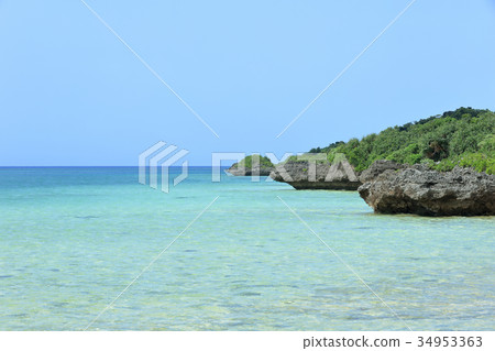 石垣島的海岸 石垣島的海岸 34953363