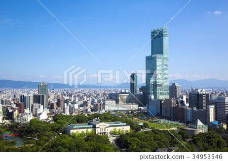 阿倍野Harukas和周圍的街道 阿倍野Harukas和周圍的街道 34953546