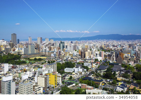 Townscape of Osaka seen from Tsutenkaku 34954058