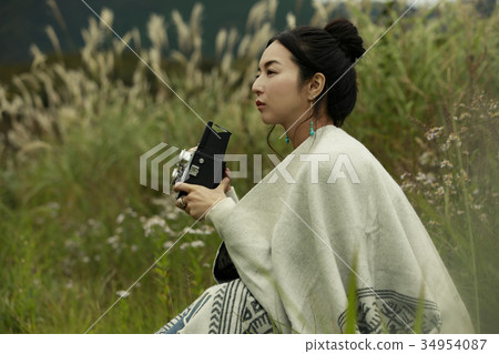女性女性獨自旅行 女性女性獨自旅行 34954087