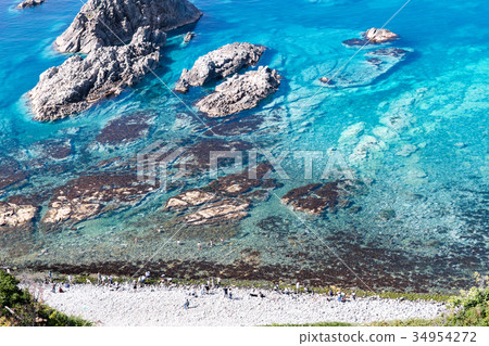 翡翠藍海和島根海岸/北海道Shakotancho 34954272