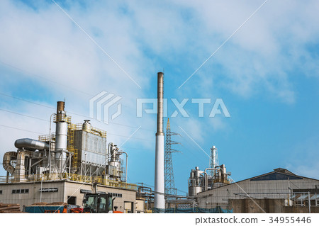 Paper mill landscape Paper mill landscape 34955446