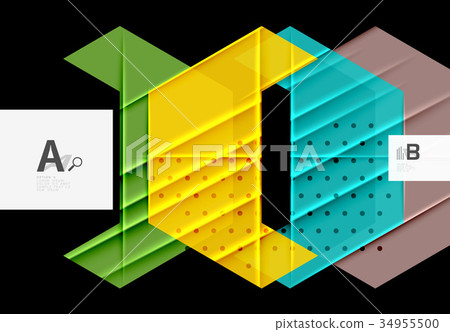 Triangles and geometric shapes abstract background Triangles and geometric shapes abstract background 34955500