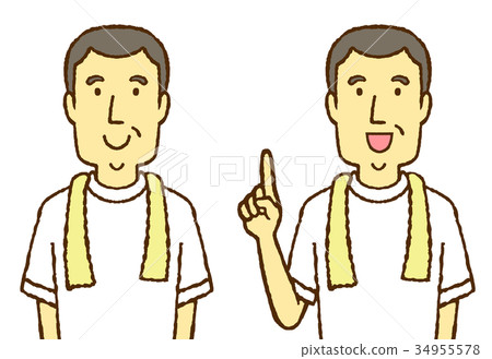 Middle-aged man Middle-aged man 34955578