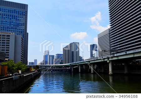 大阪中之島周圍的風景 34956108