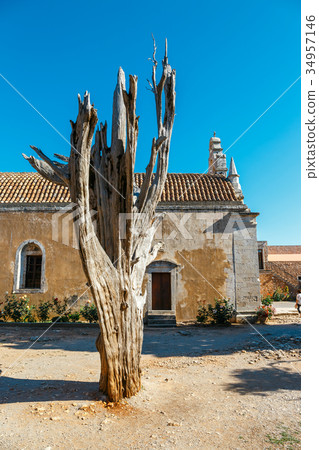 Basilica of Arkadi Monastery on Crete, Greece 34957146