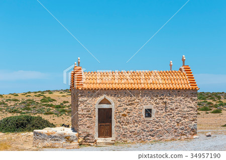 Monastery of Toplou near Vai beach Monastery of Toplou near Vai beach 34957190