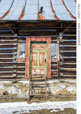 Folk architecture, Zdiar village, Belianske Tatry 34957785