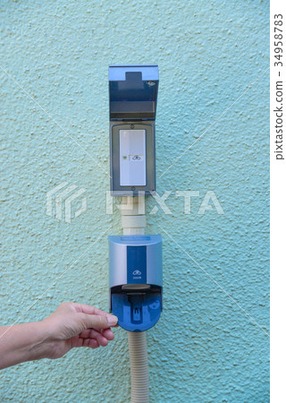 用於EV和PHEV充電的室外插座 用於EV和PHEV充電的室外插座 34958783