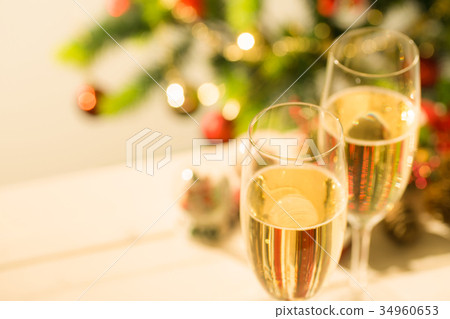 Champagne Christmas image Champagne Christmas image 34960653
