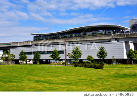 Kyoto Station in front of Port Liner 34960956