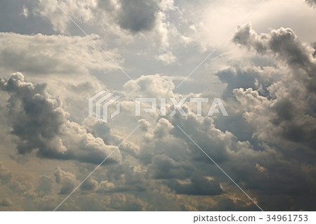 Clouds in the sky 34961753