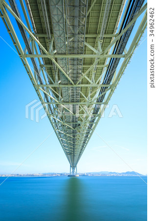 在明石海峽大橋下面 34962462