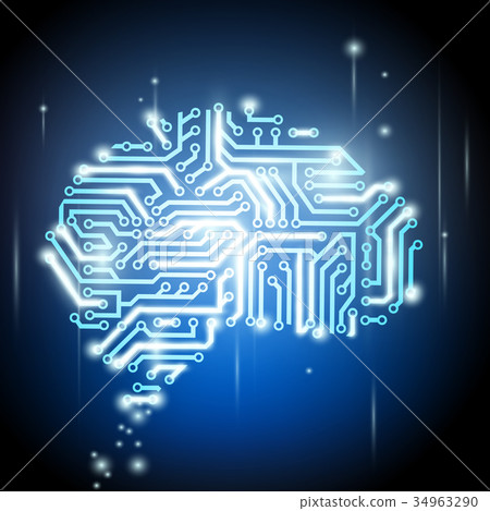 the human brain as a computer chip 34963290