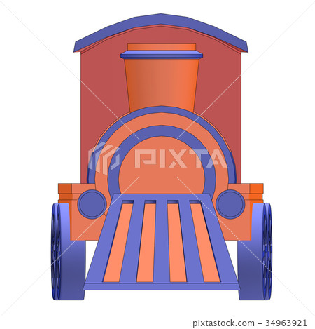 toy train with black outlines toy train with black outlines 34963921